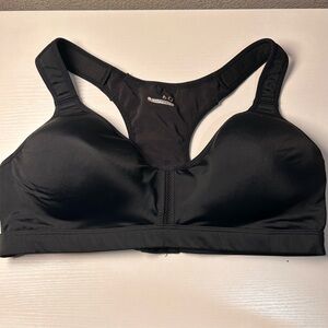 BCG Sports Bra Women Large Black High‎ Support Racerback Molded Cup